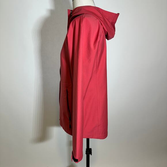 32 Degrees Paradise Pink Hooded Water Resistant Raincoat Rain Coat Zip Womens XS - Picture 3 of 12